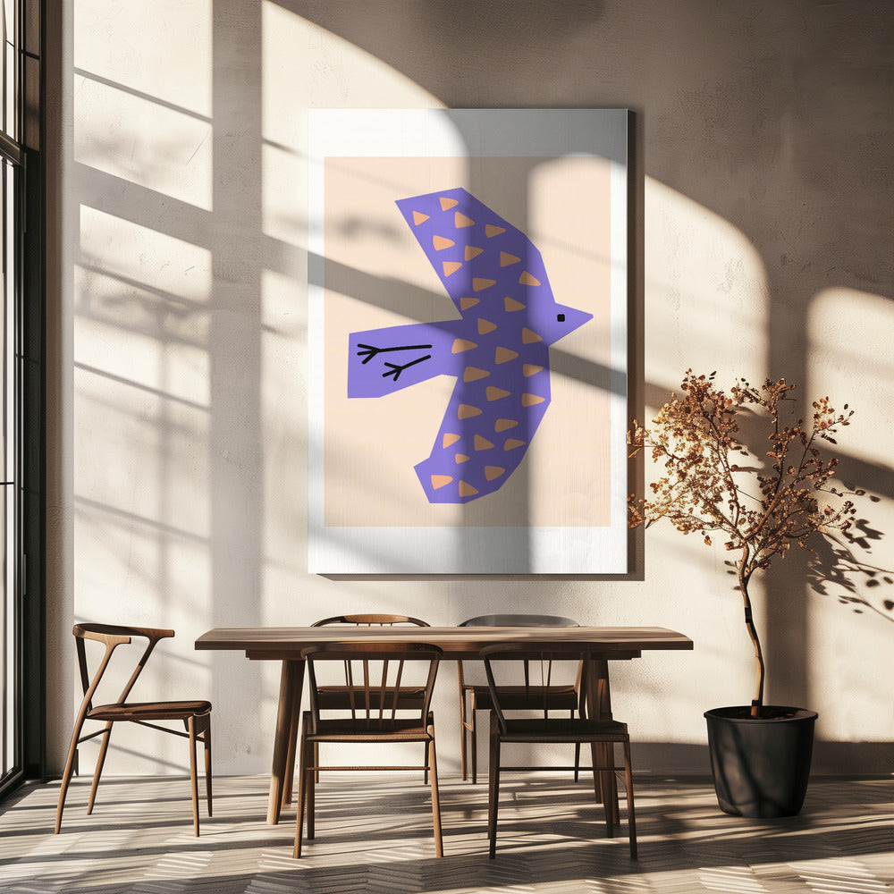 Bird Lilac | Canvas