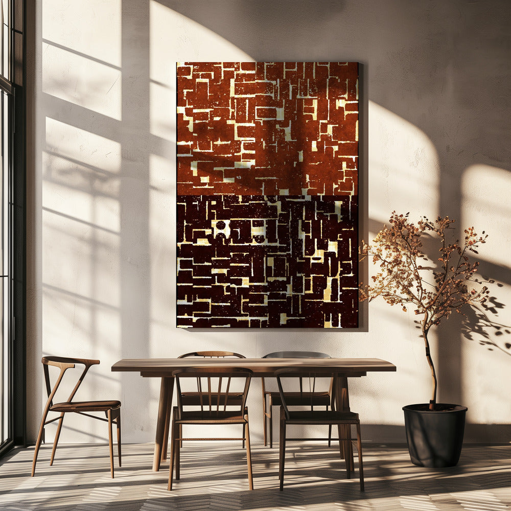 Dual Maze Tapestry | Canvas