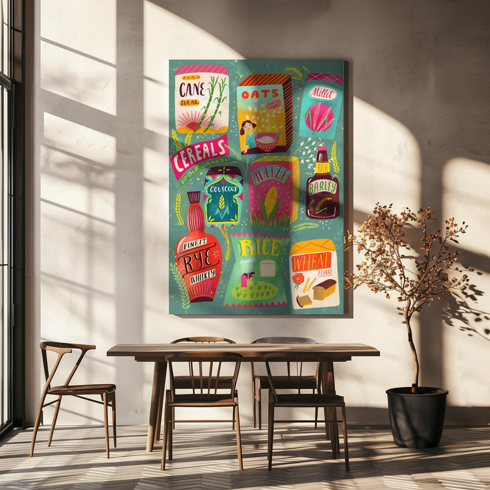 Colorful Cereal Chart | Canvas