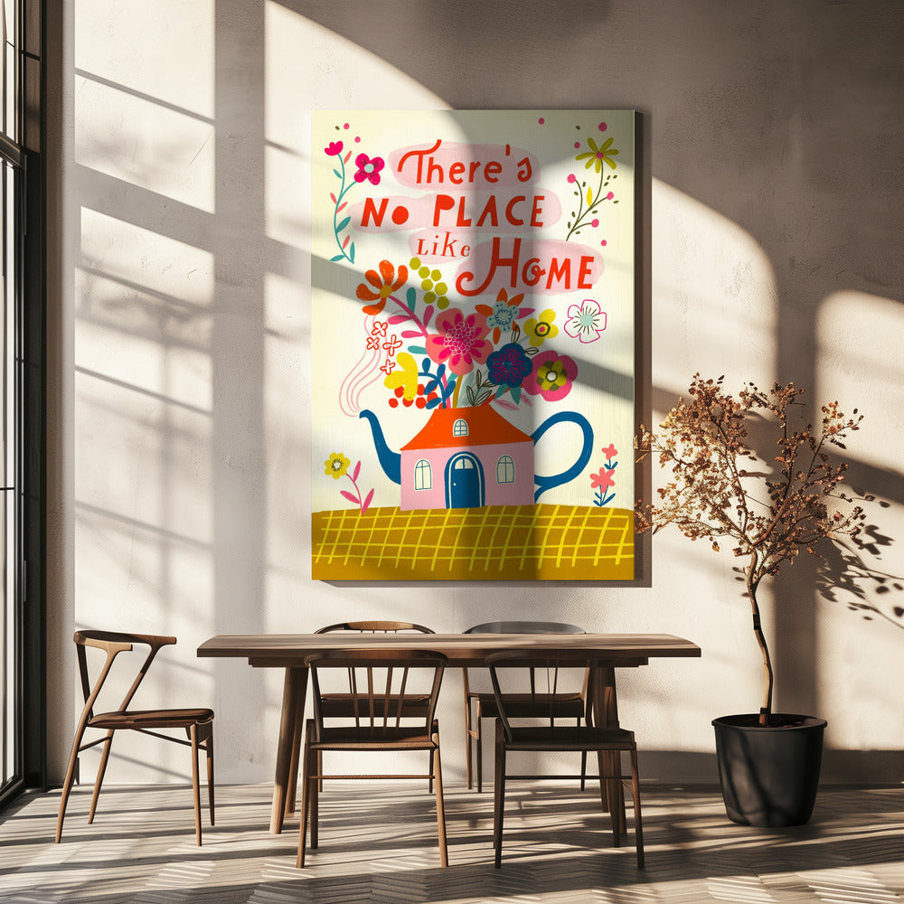 Whimsical Teapot House | Canvas