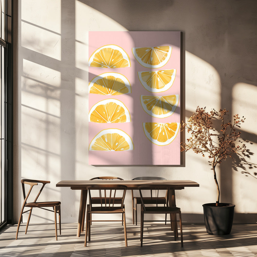 Sliced Lemons | Canvas