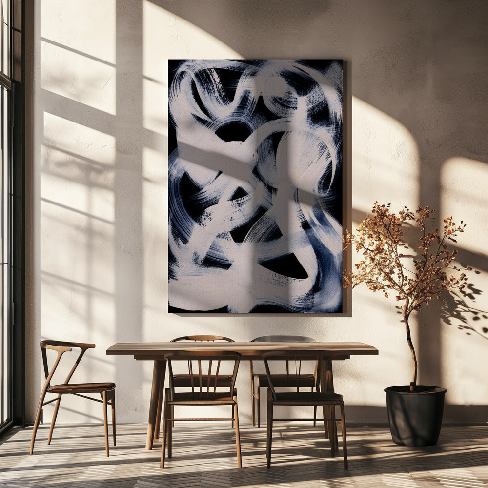 Abstract Brush Strokes 164 | Canvas