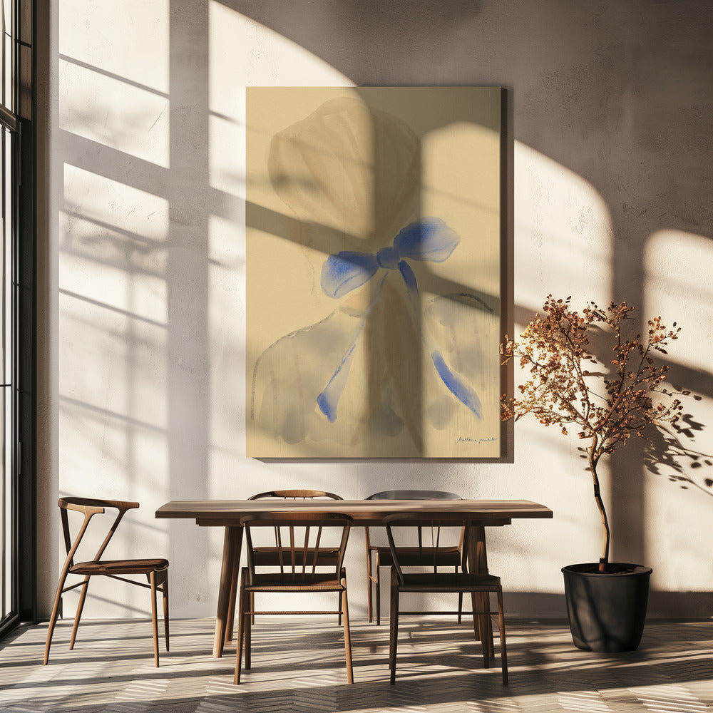 Girl With A Blue Hair Ribbon | Canvas