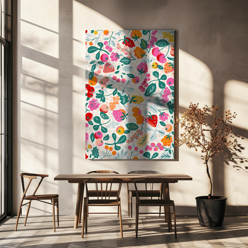 Fruity seamless pattern | Canvas
