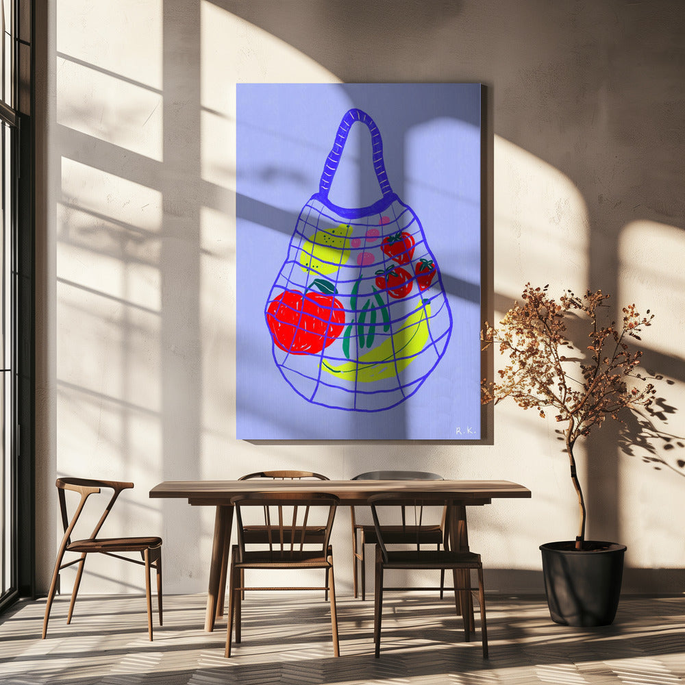 Shopping bag Blue | Canvas