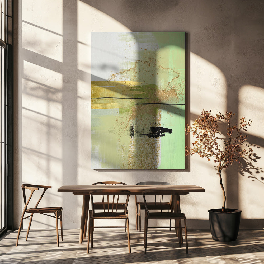 Liquid Greens 2 | Canvas
