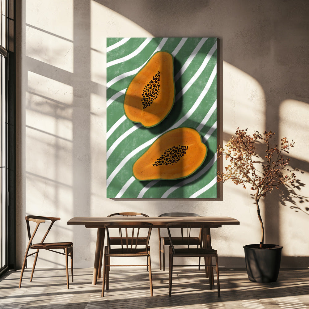 Papayas | Canvas
