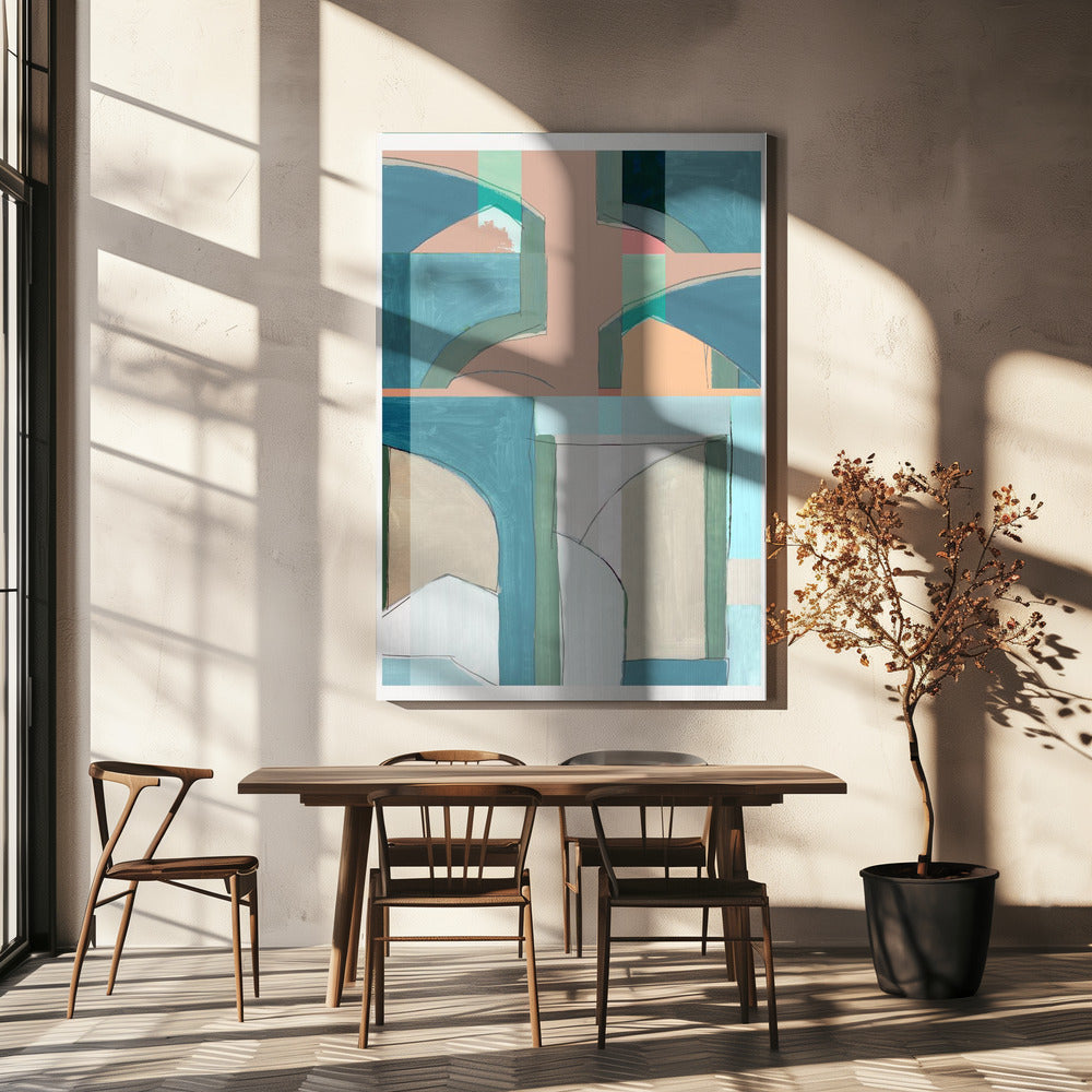Abstract Arches No1 | Canvas