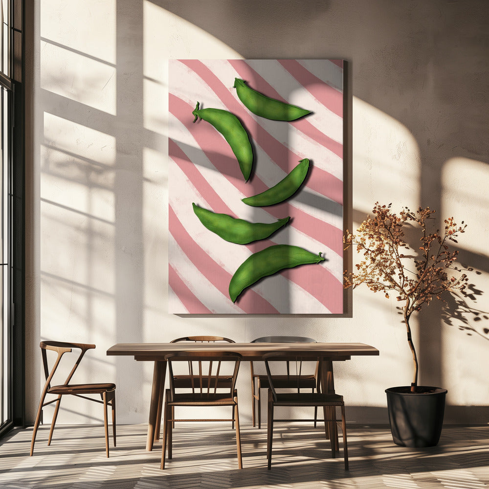 Sugar snap peas | Canvas