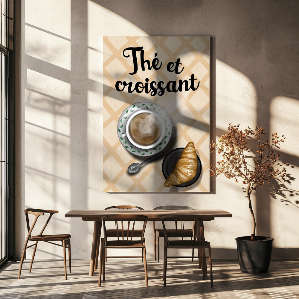 The Et Croissant | Canvas