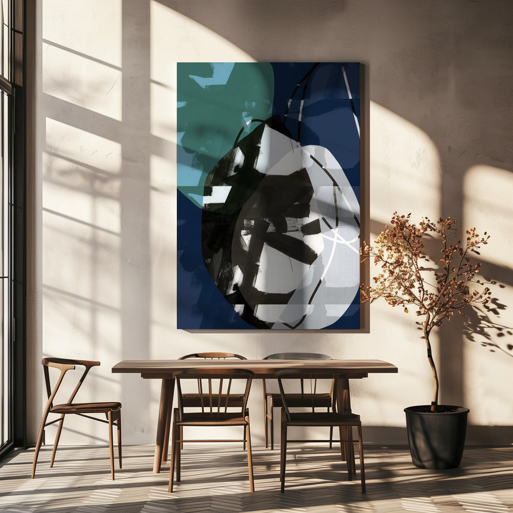 Dark Blue Beauty No2 | Canvas