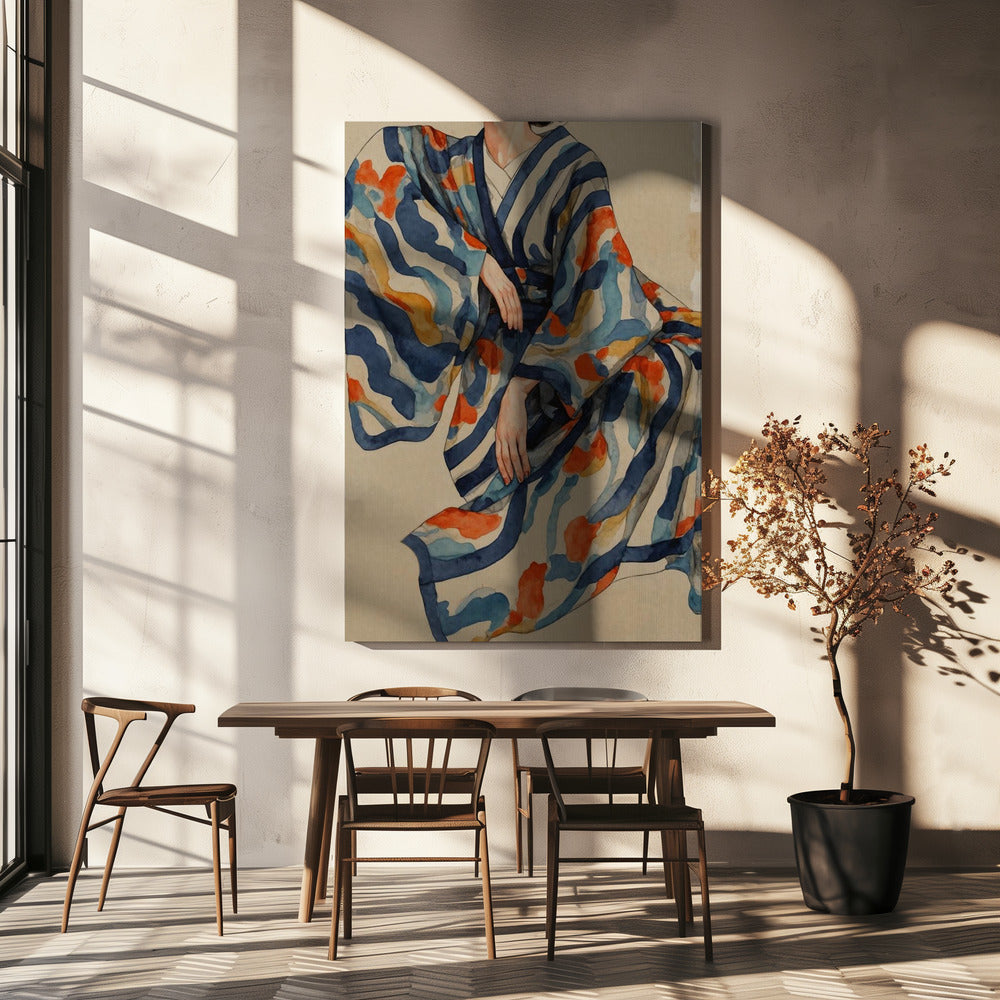 Flowing Kimono Patterns | Canvas