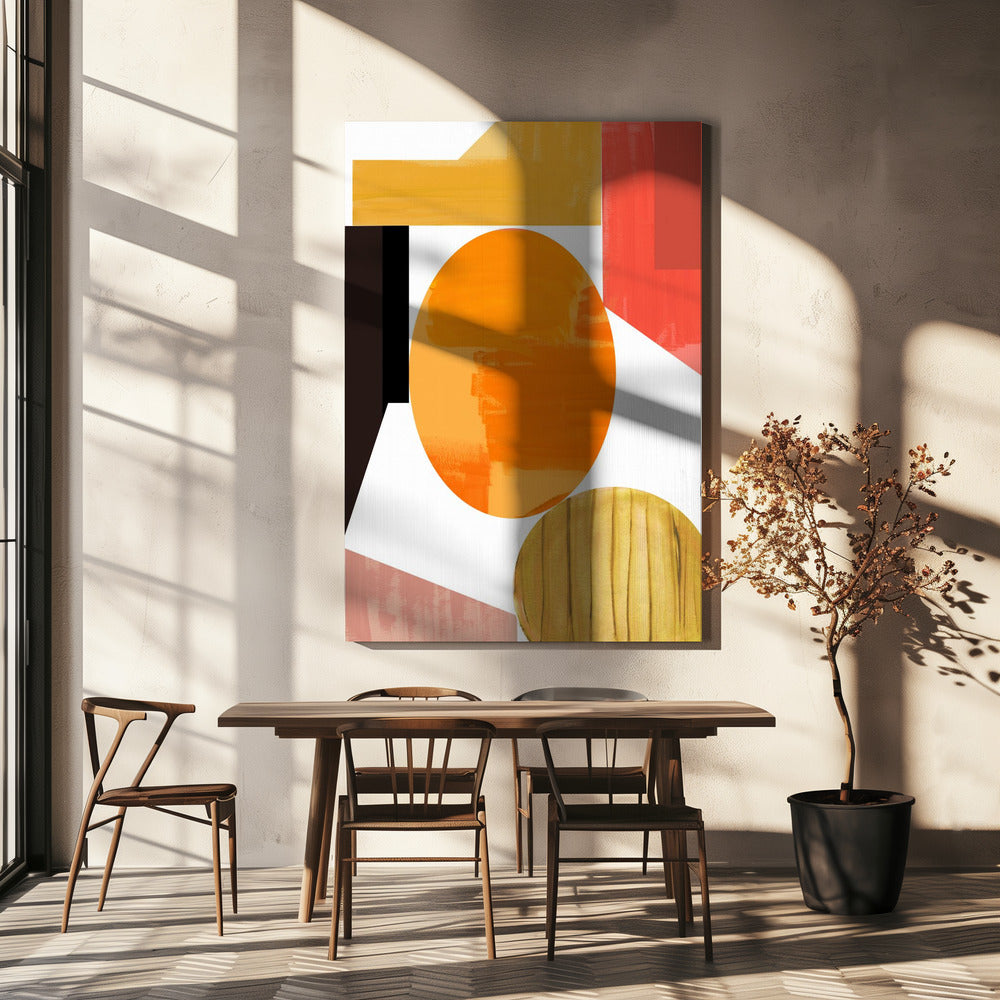 Geometric Warmth No2 | Canvas