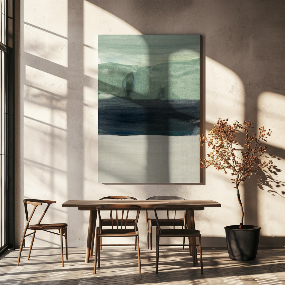Minimal Dark Landscape 1 | Canvas