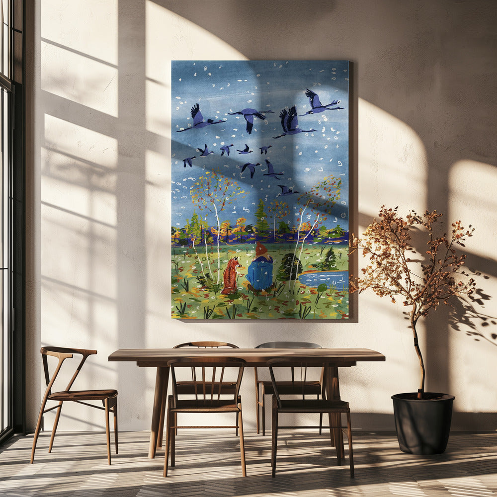 fox my best friend | Canvas