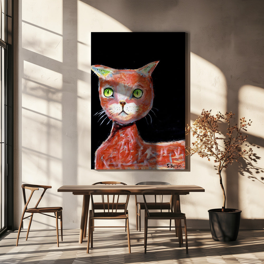 The Red Cat | Canvas