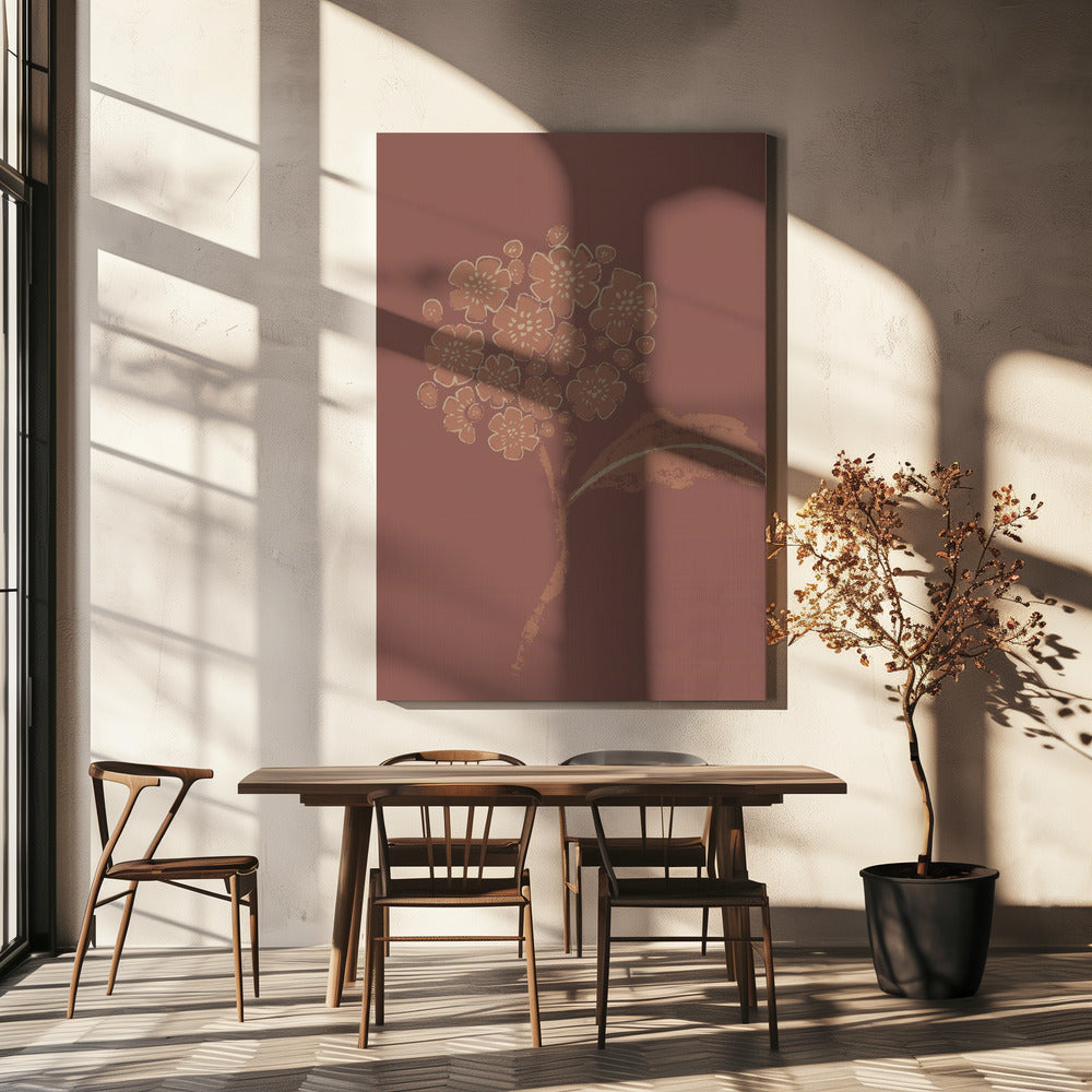 Mocha blossom | Canvas