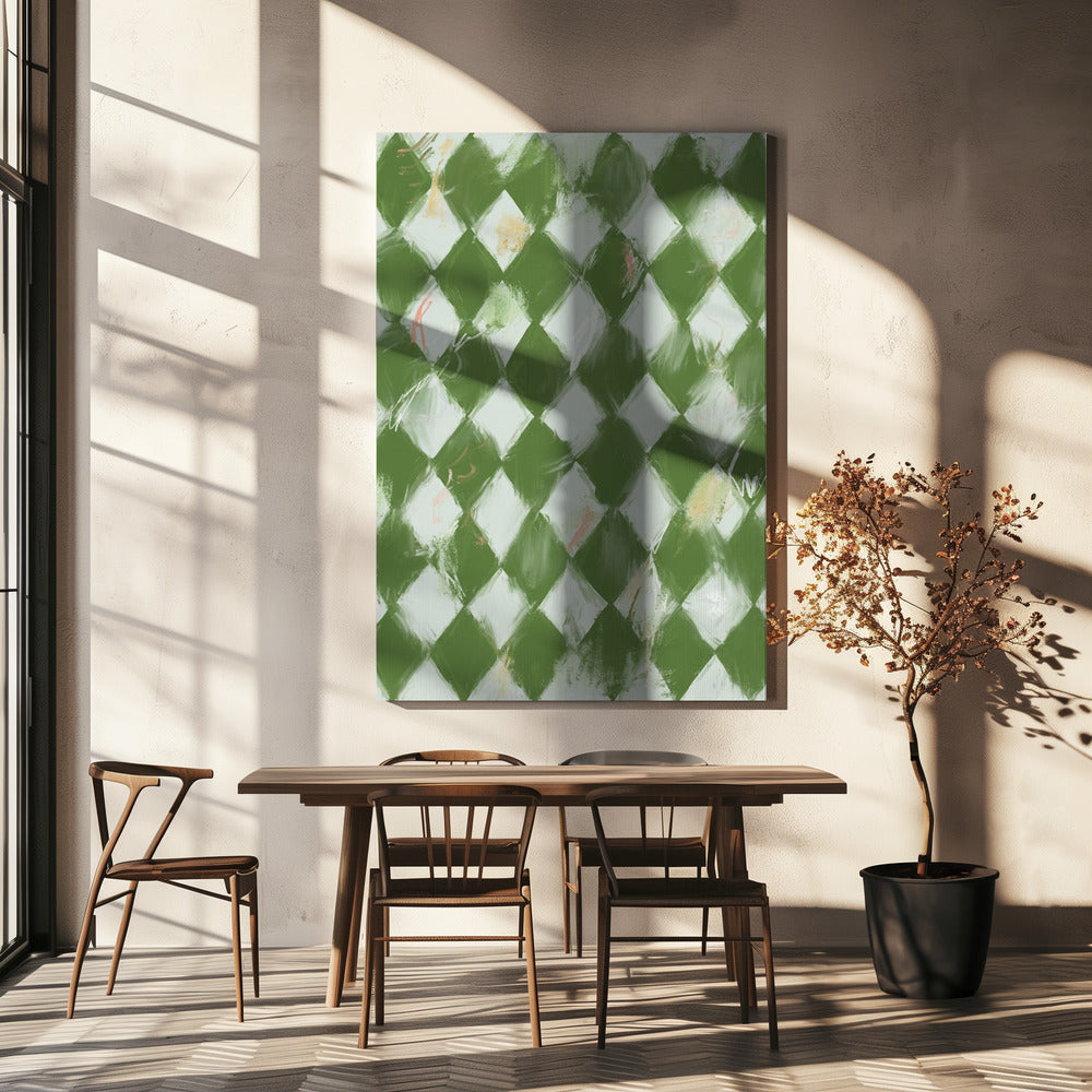 Verdant Diamonds | Canvas