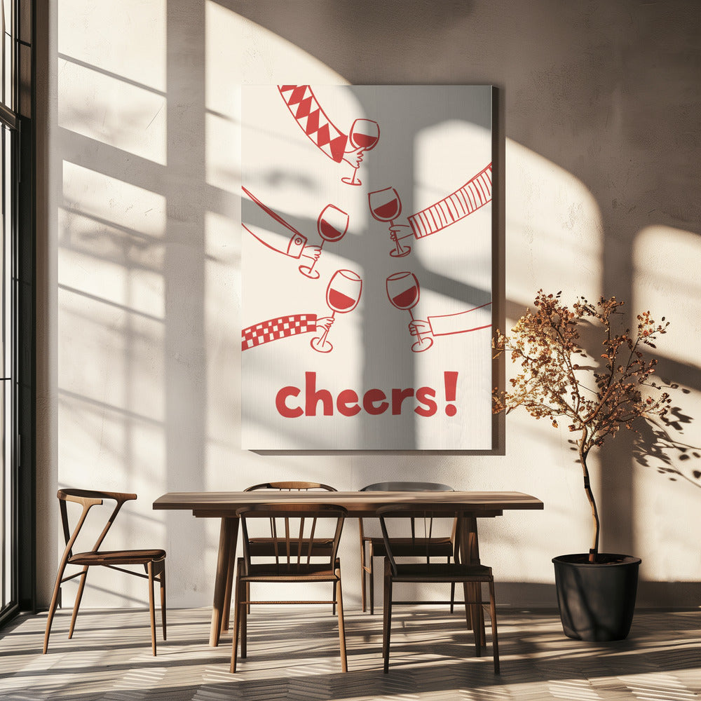 Cheers! Wine Celebration | Canvas