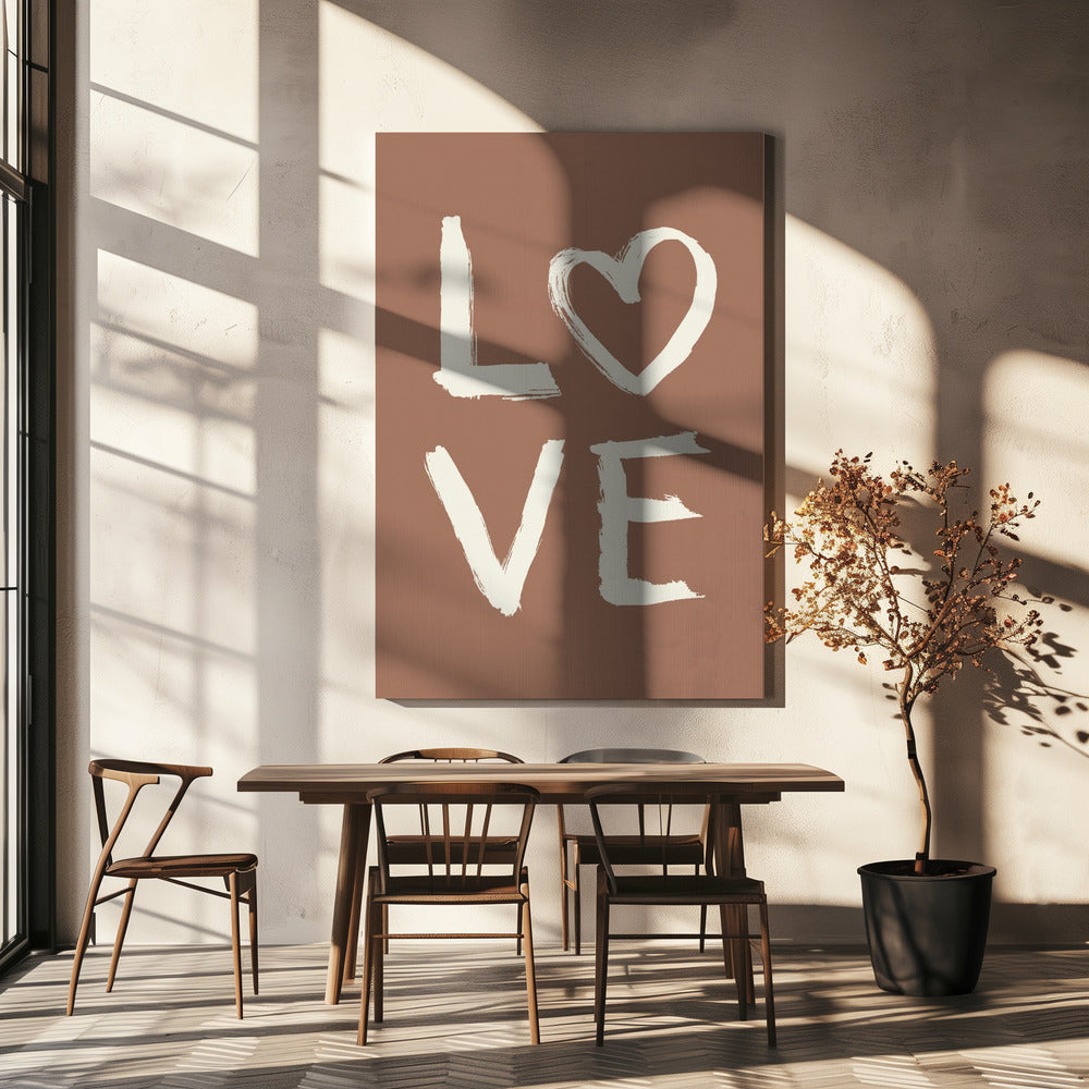 Toothy Love Mocha Mousse 2 | Canvas