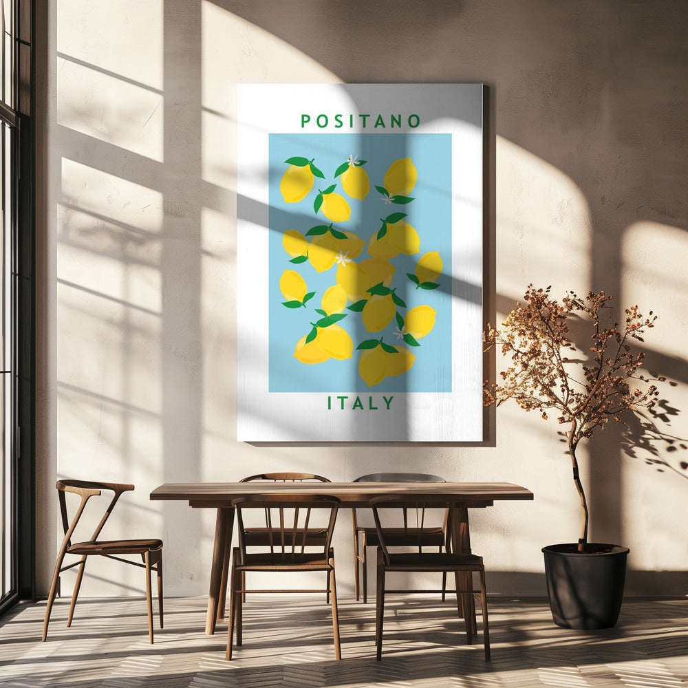 Lemons Flower Market | Canvas