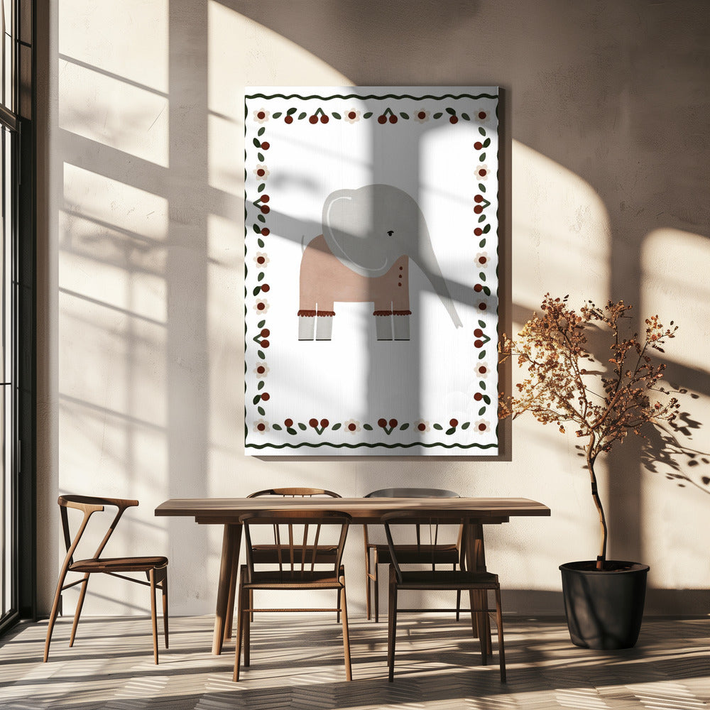 Elephant Elegance | Canvas