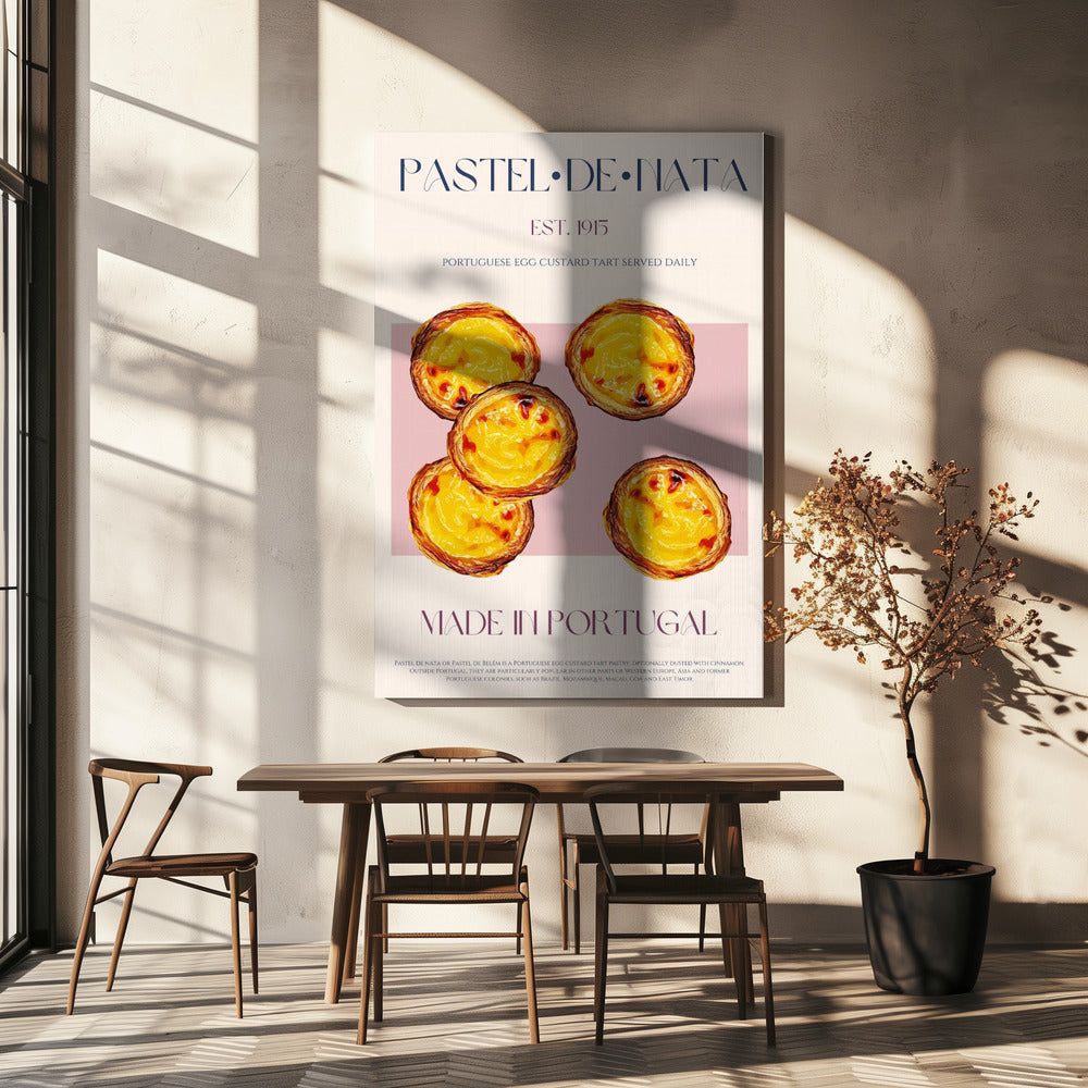 Traditional Portuguese Egg Custard Tart | Canvas