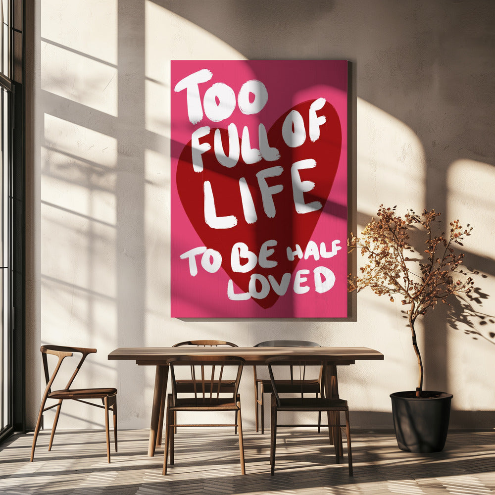 Bold Heart's Truth | Canvas