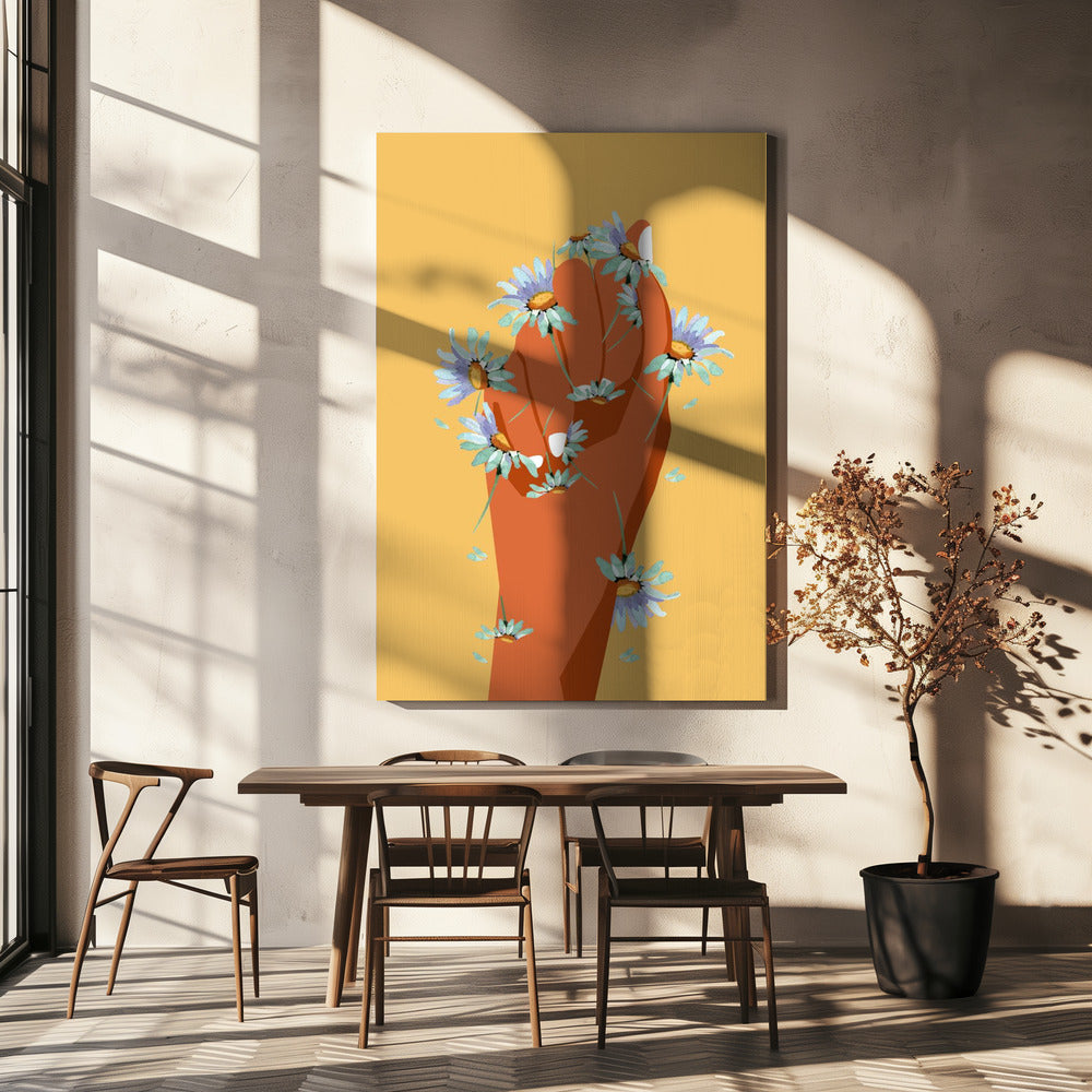 Flower Fist | Canvas
