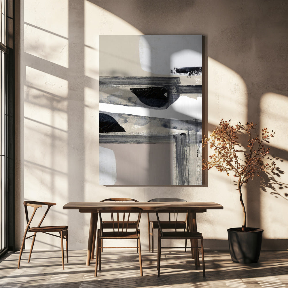 Neutral Geometric Abstraction | Canvas