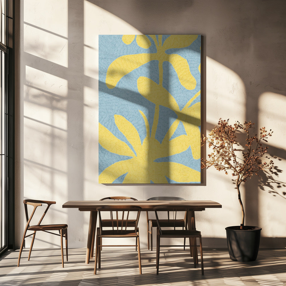 Golden Petals Bloom | Canvas