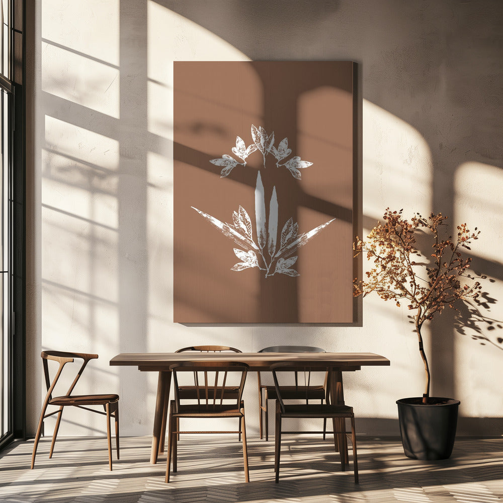Leafy Emblem Design | Canvas