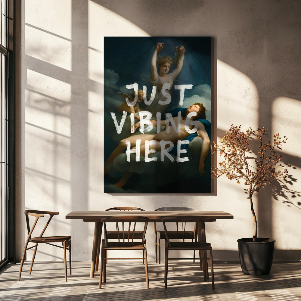 Just Vibing Here | Canvas