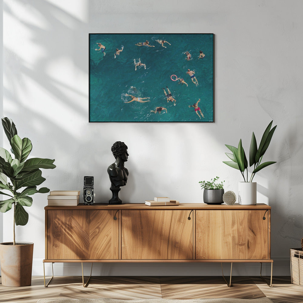 Blue water swim | Poster