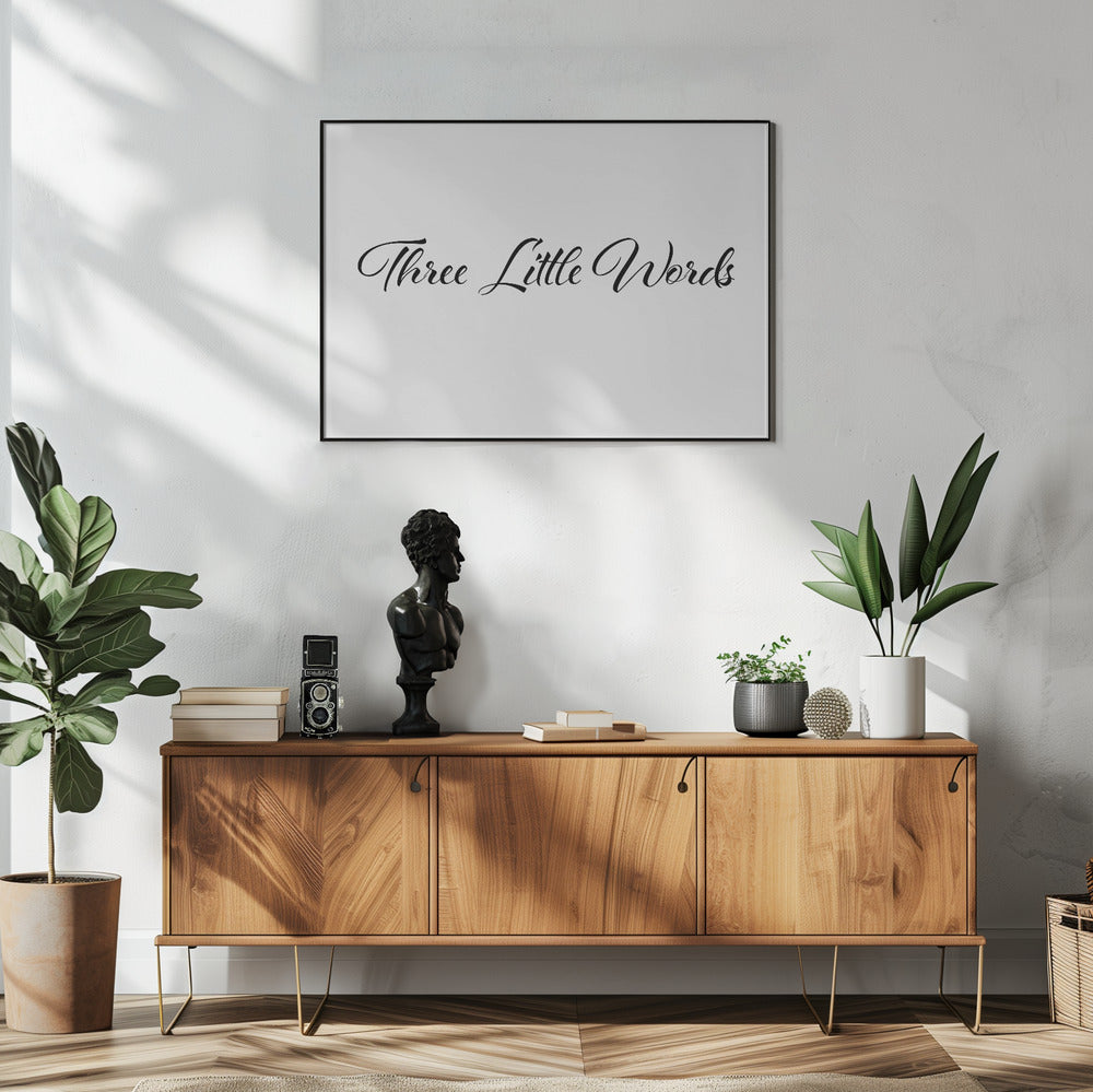 Three little words | Poster