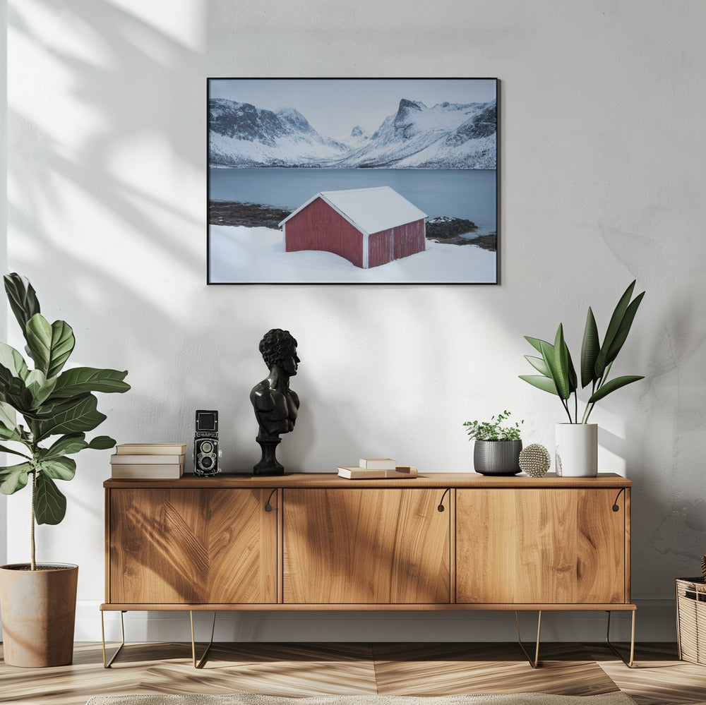 Red hut | Poster
