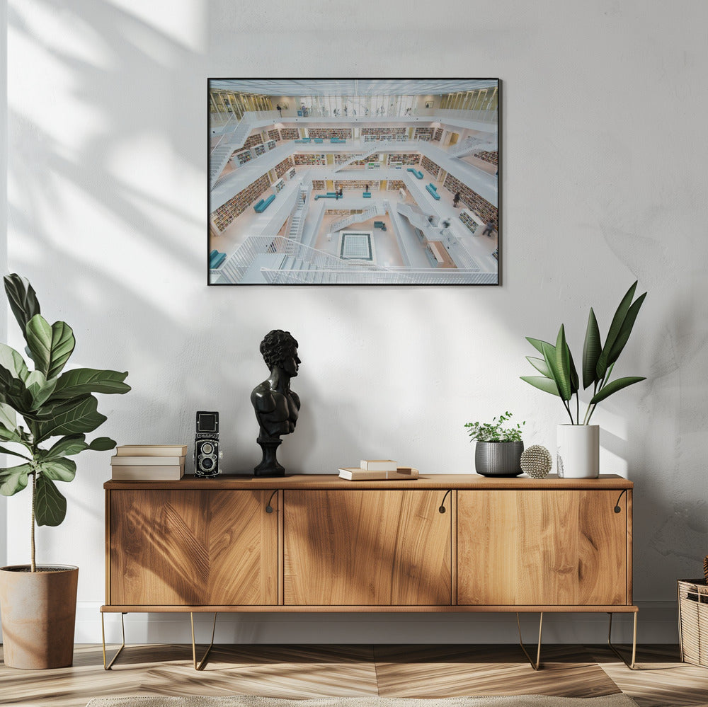 library Stuttgart | Poster