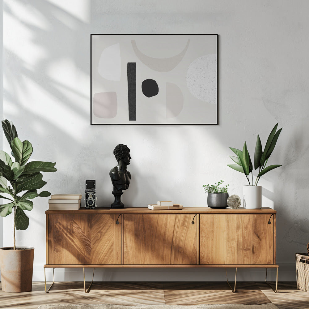 Abstract Shapes Dance | Poster
