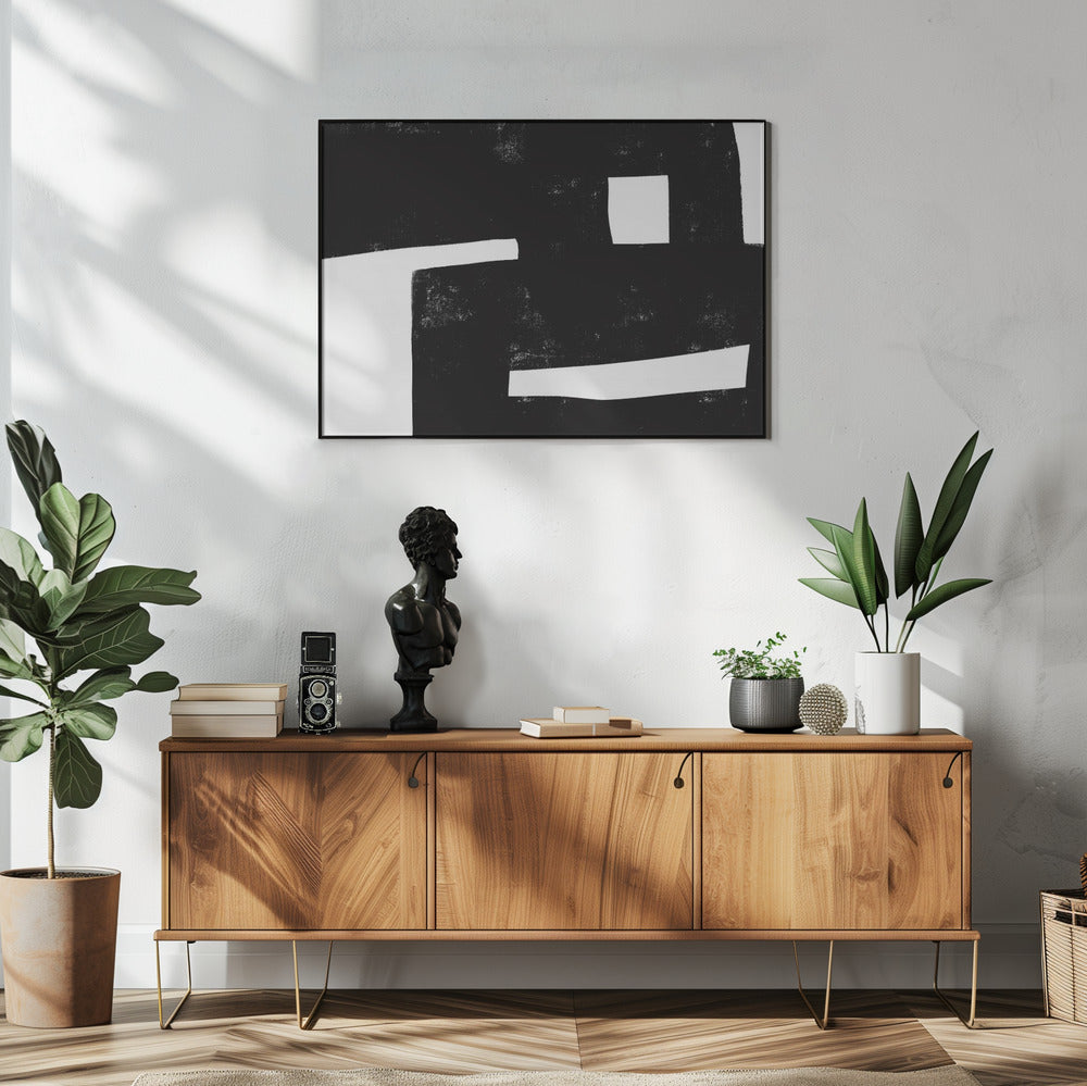 Monochrome Geometry | Poster