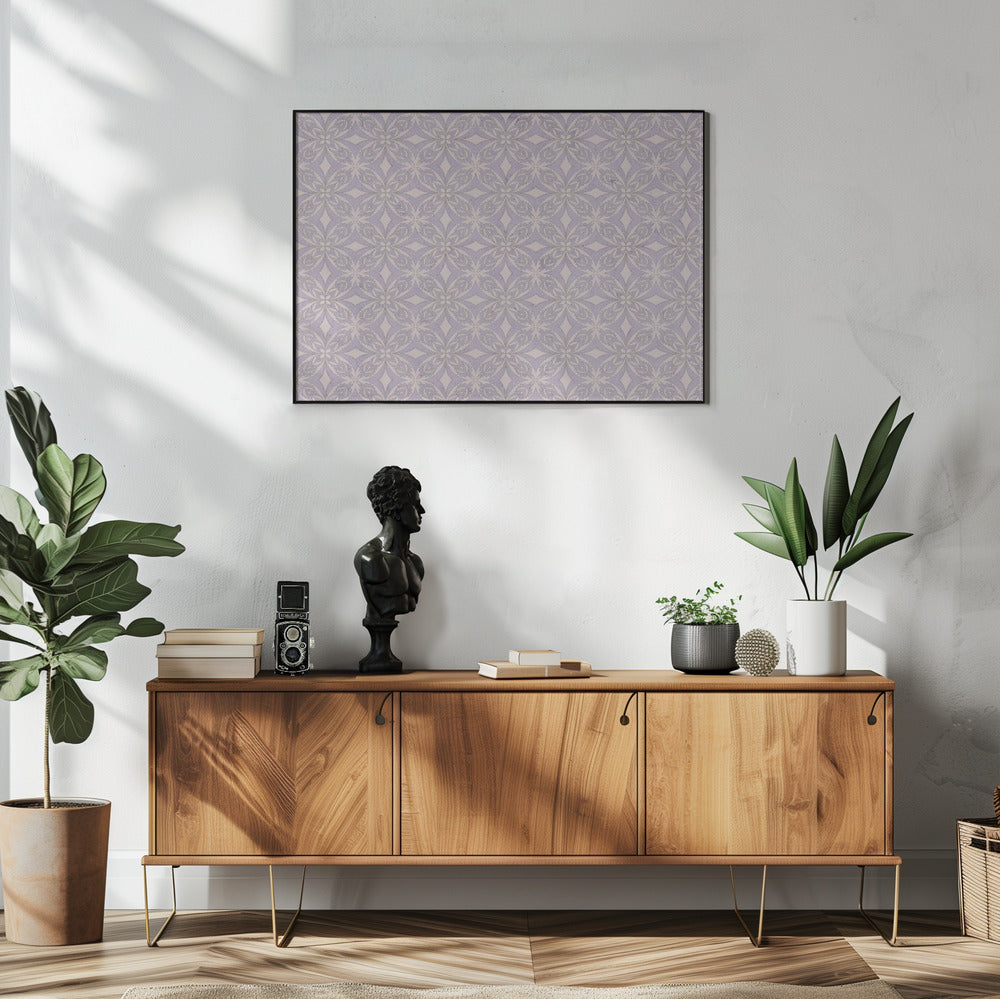 Lilac Harmony Pattern | Poster