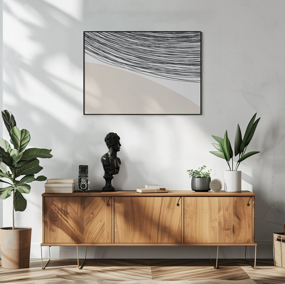 Curved Lines Harmony | Poster