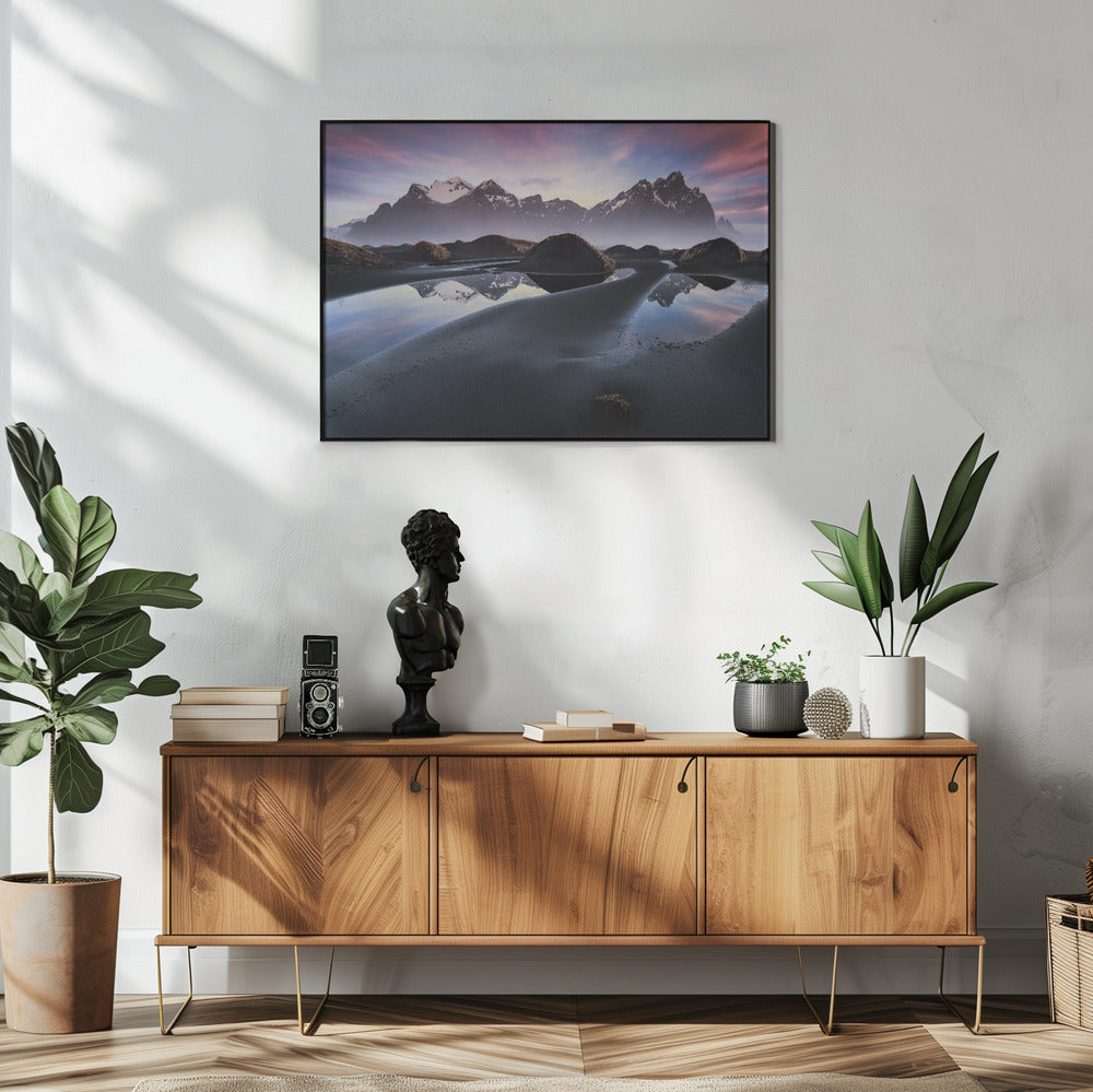 Glowing Vestrahorn | Poster