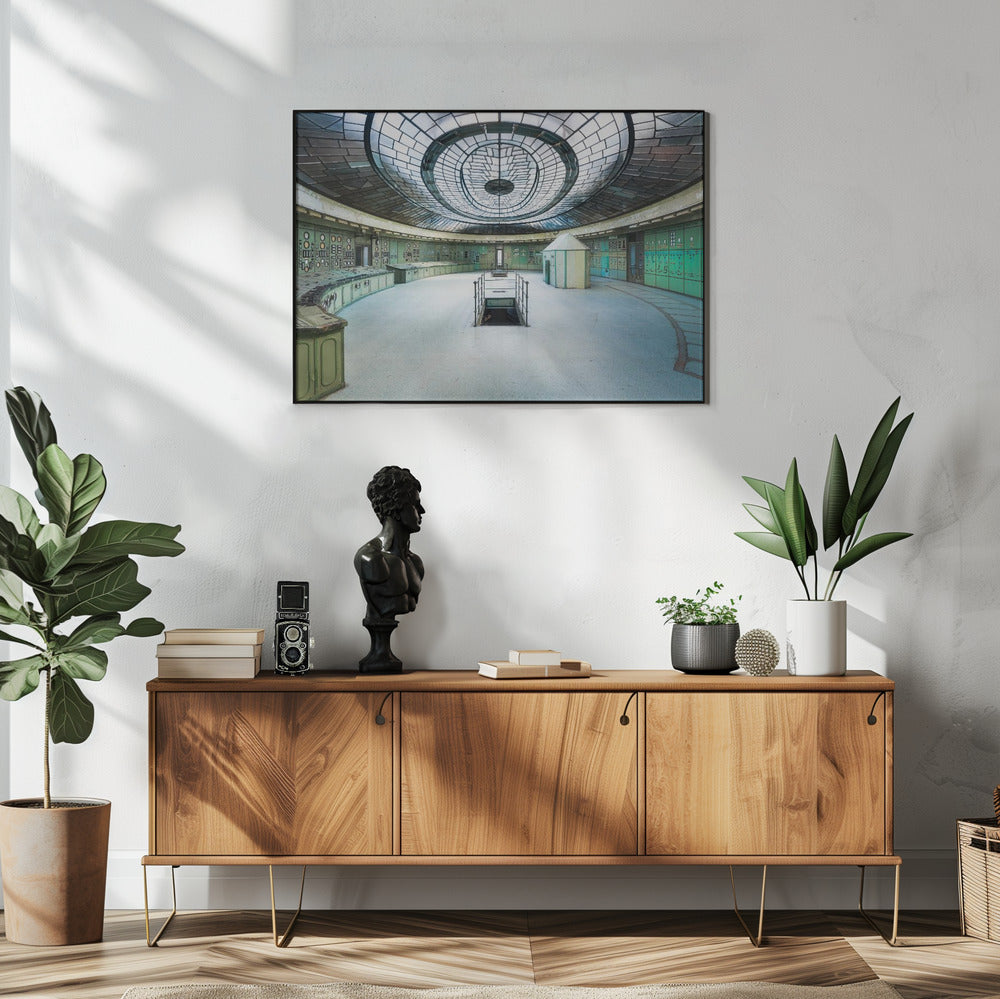 Abandoned Art Deco Control Room | Poster