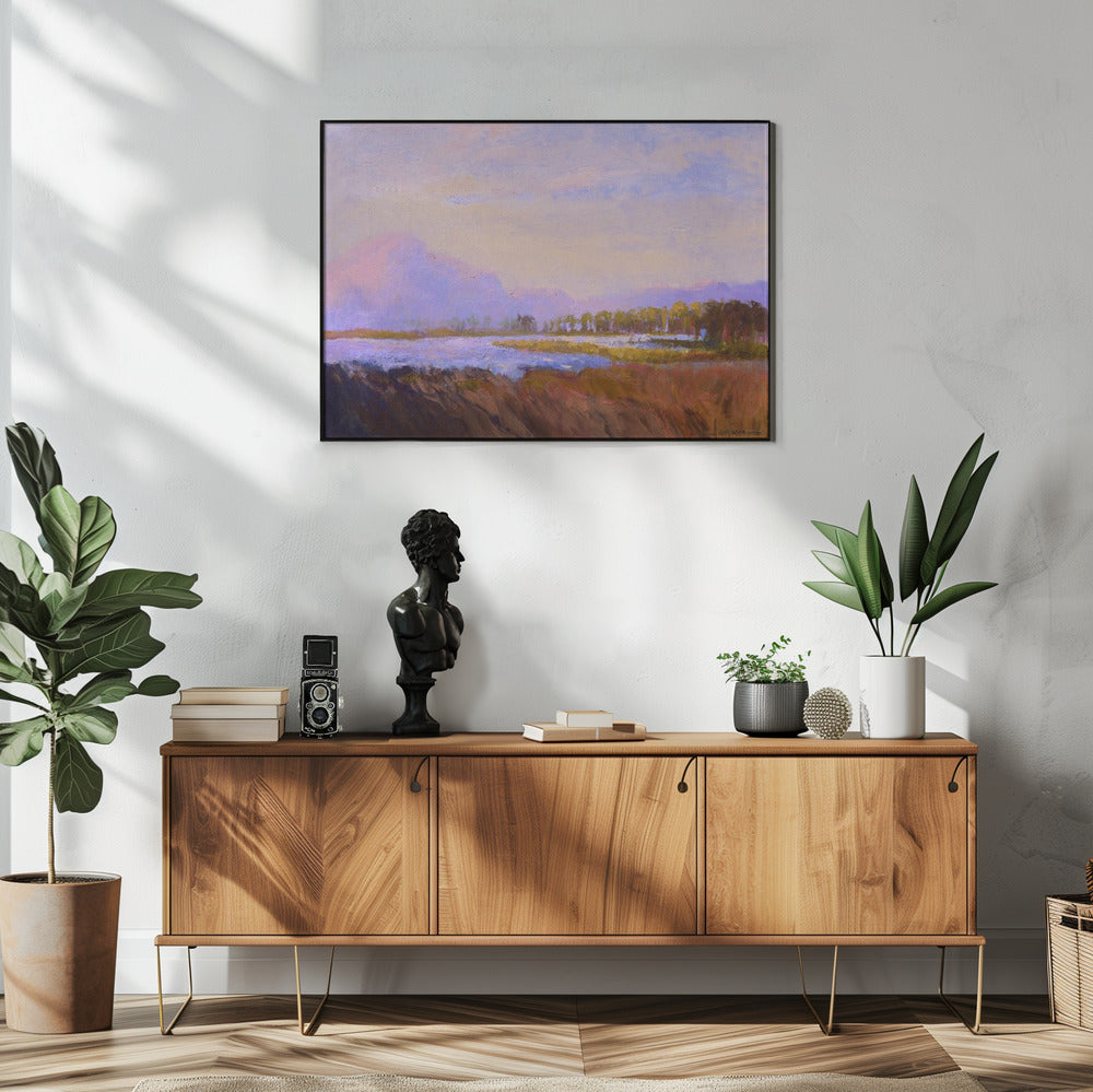 Serene Pastel Landscape | Poster