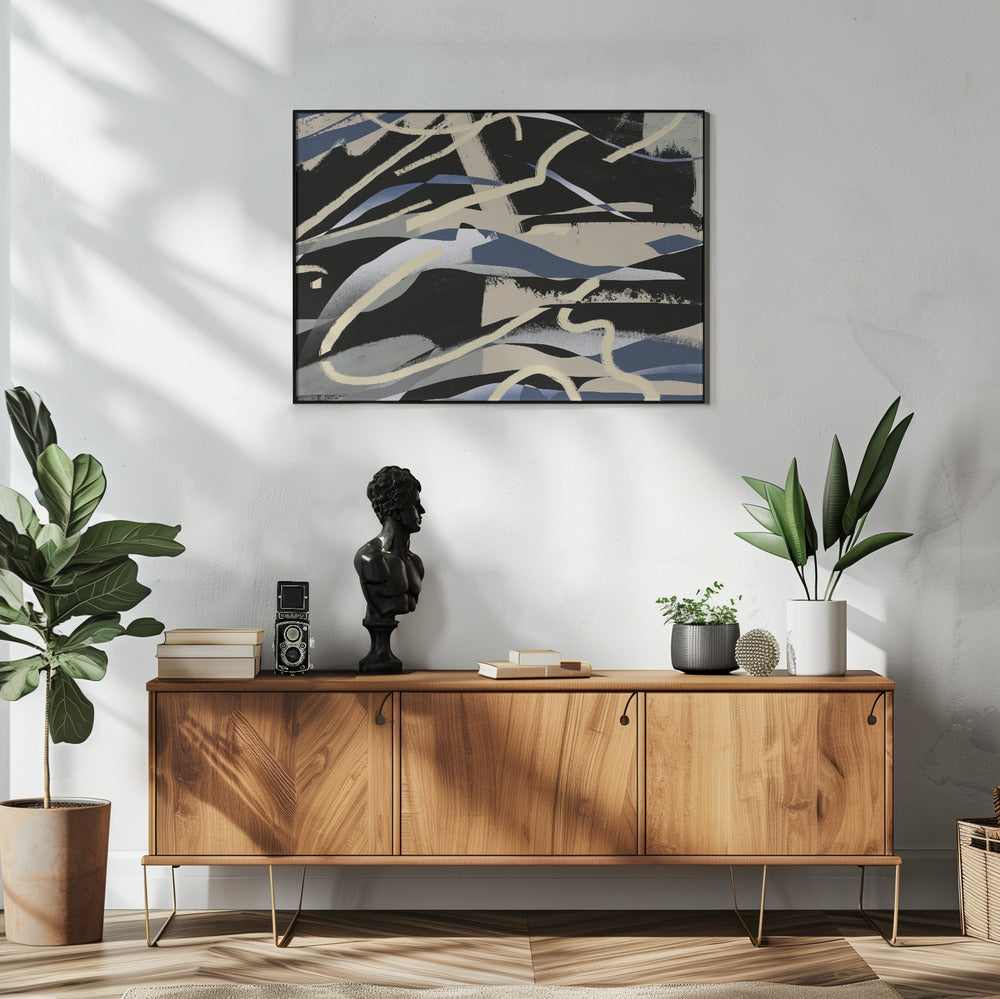 Abstract mountain range | Poster