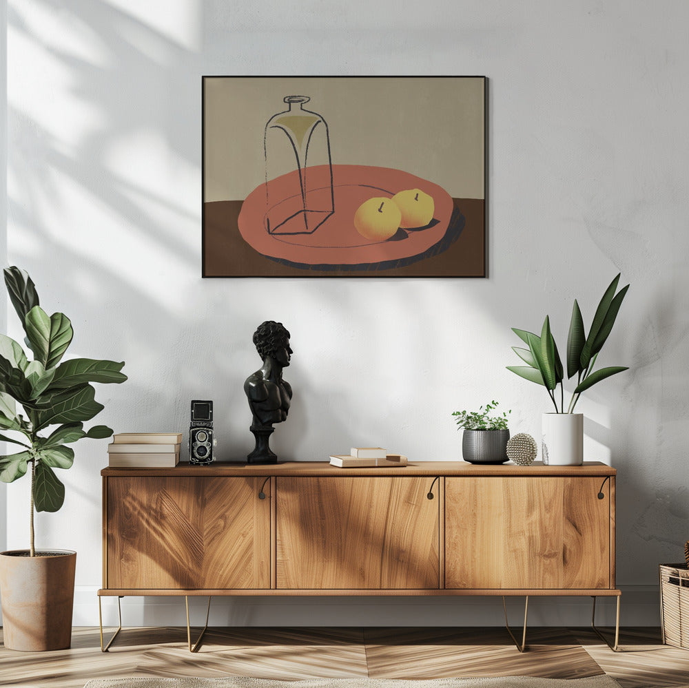 Jar and apple | Poster