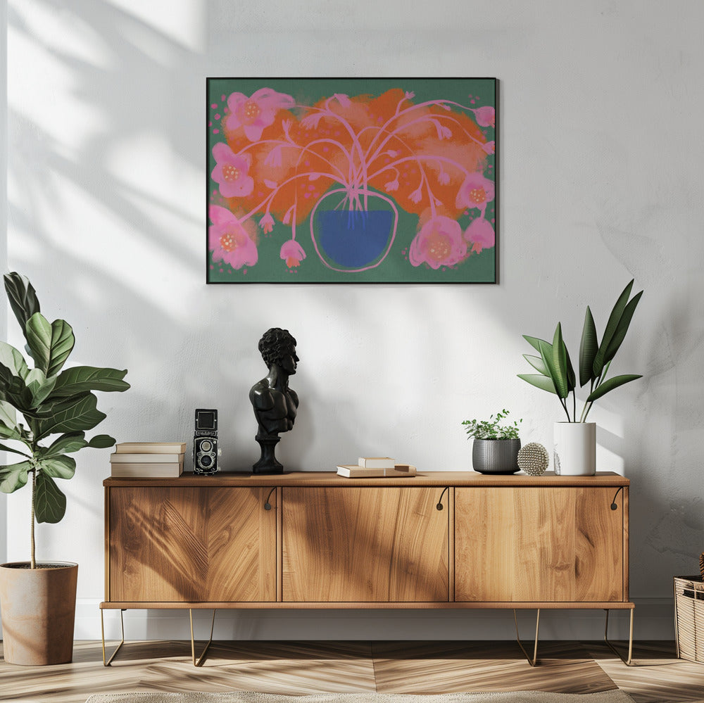 Floral Burst Symphony | Poster