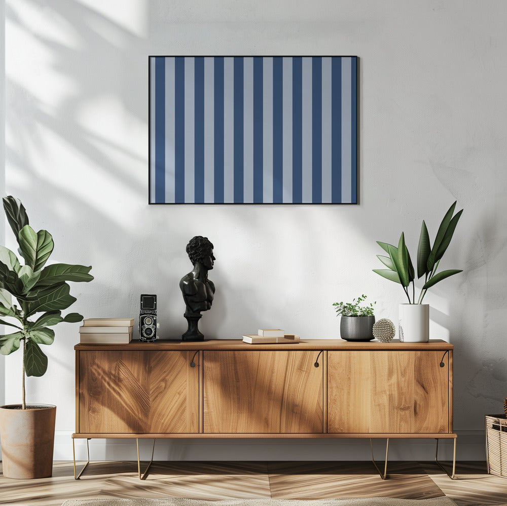 Blue Stripes | Poster