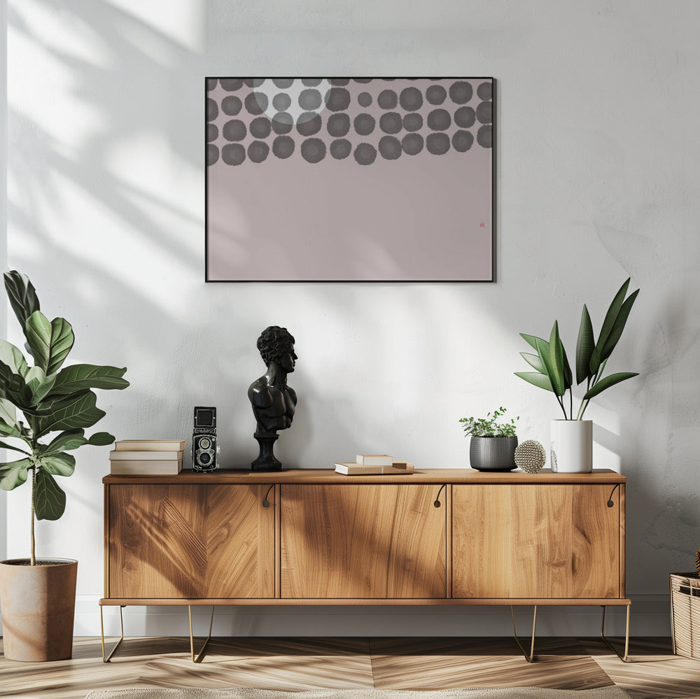 Hidden Moon N°3 | Behind the Clouds | Poster