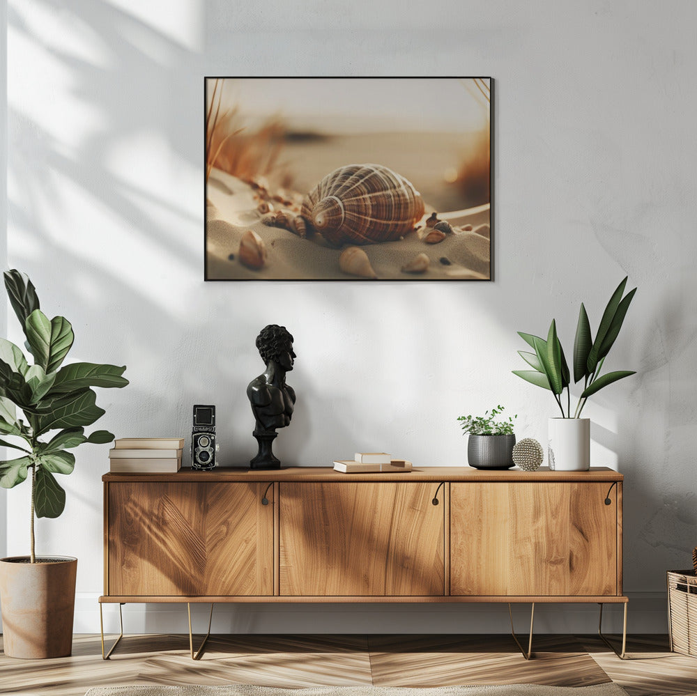 Dunes' Silent Shells | Poster